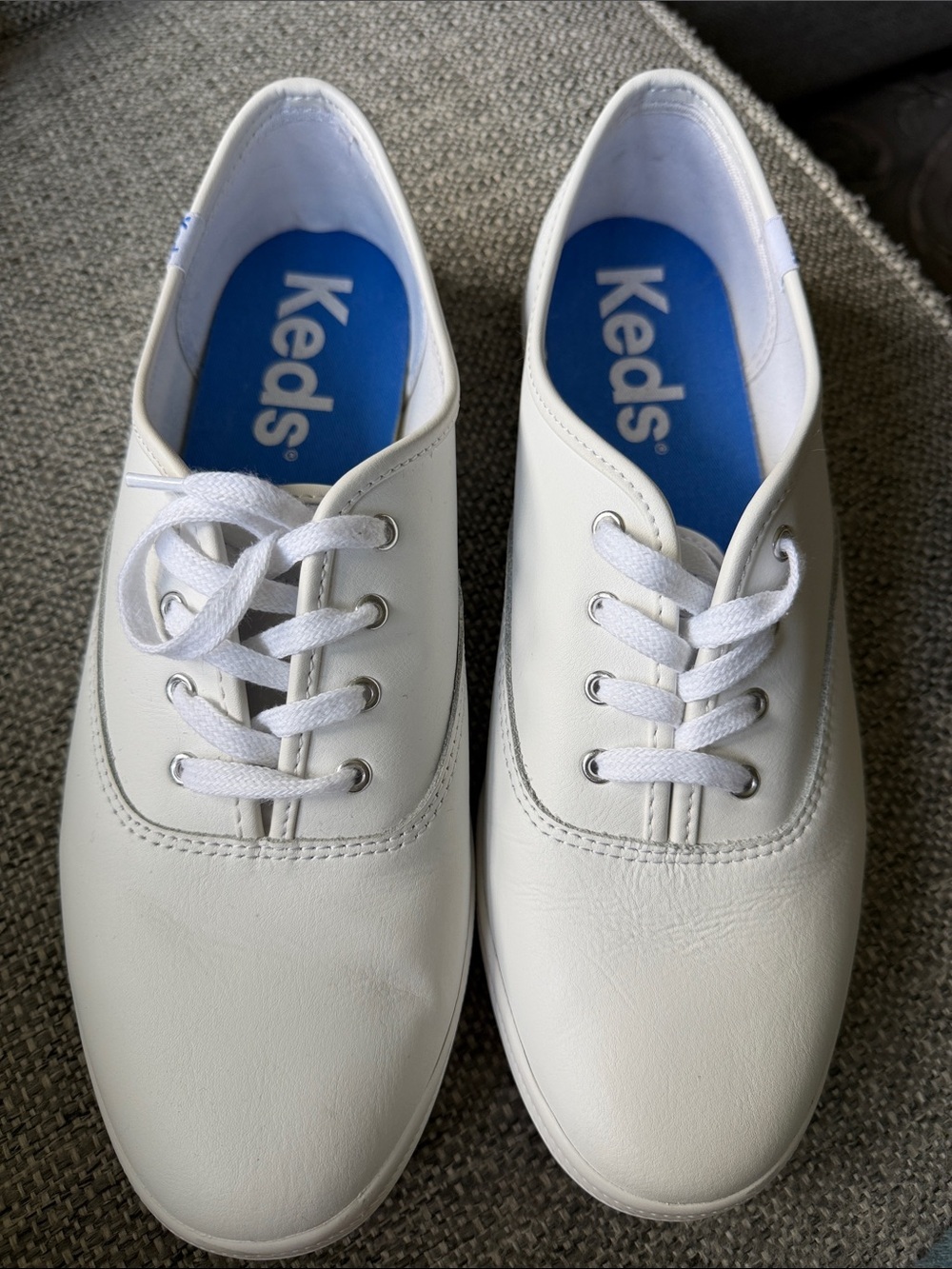 Keds Women's Champion Leather Sneakers White Size 11 wide